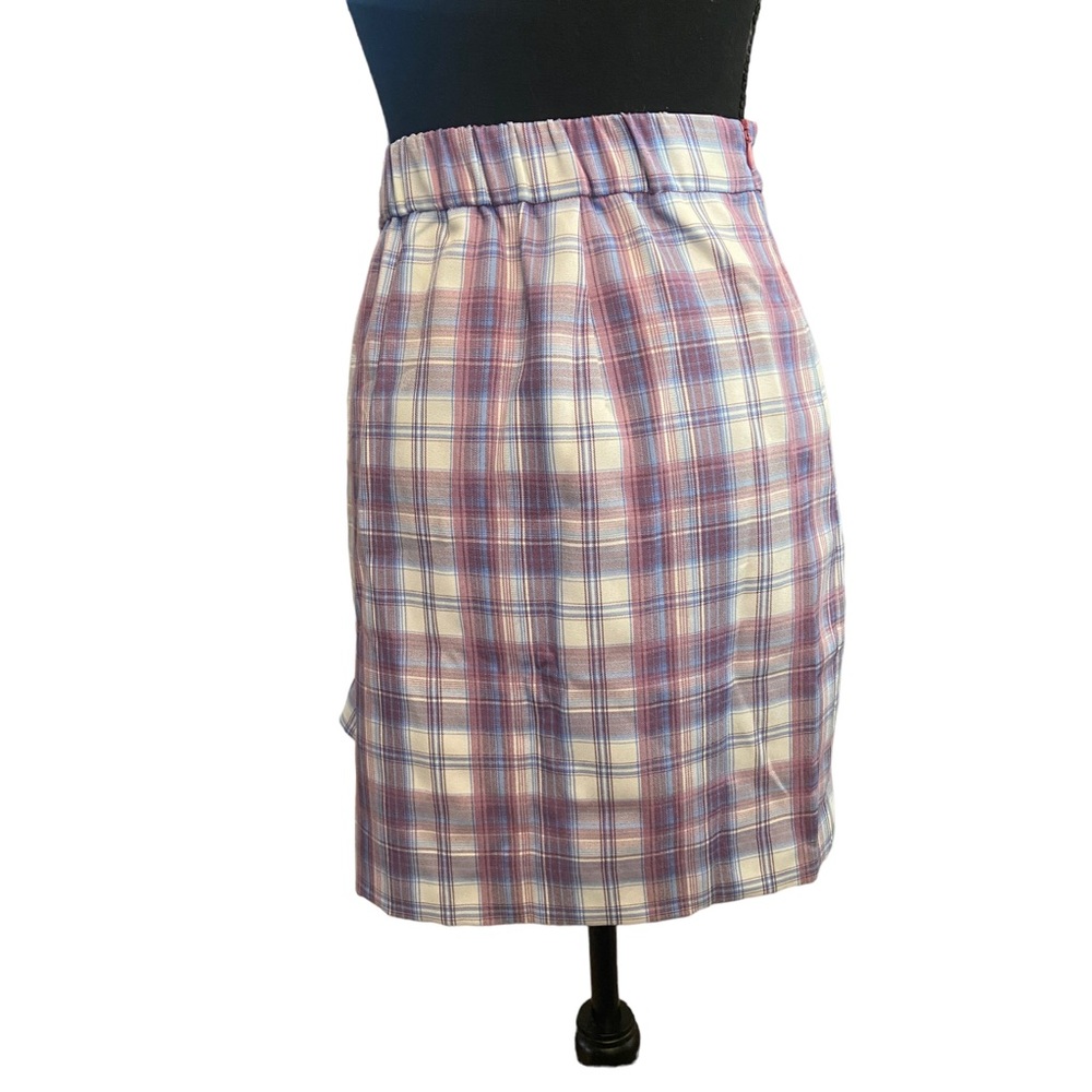 🌟🔥 BOGO Sale🔥🌟 NWT SHEIN Purple Plaid Skirt - Picture 4 of 8